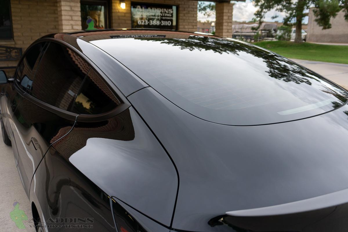 2021 Tesla Model 3 back view