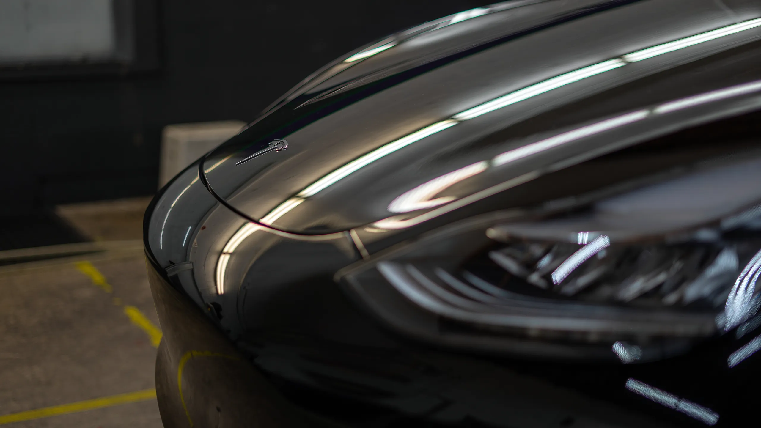 Close-up of a vehicle protected with paint protection film at Aladdins Window Tinting in Peoria, Arizona